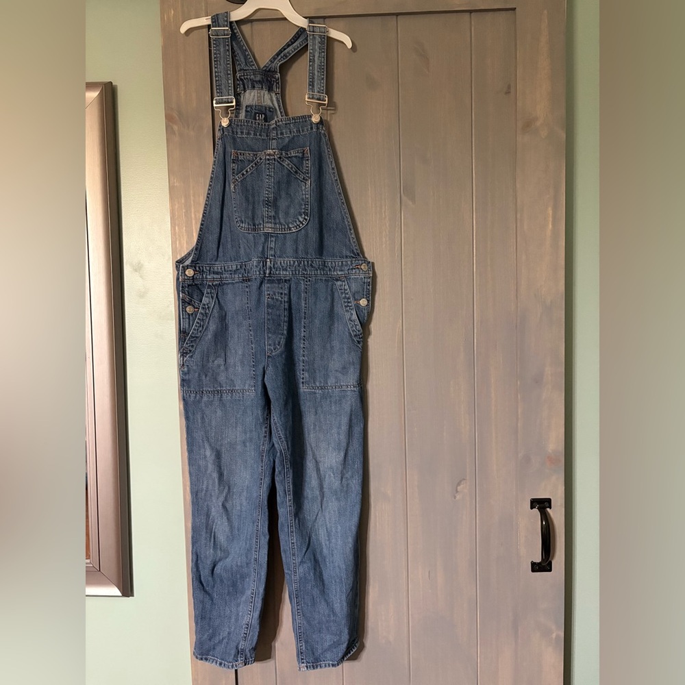 GAP Women's Light Blue Denim Overalls